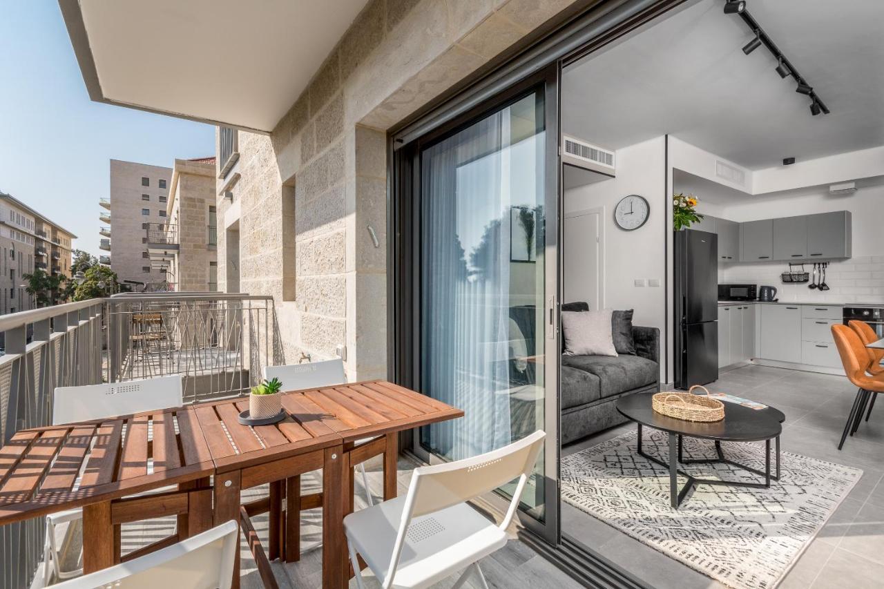 2Bdr W Parking Shirat Haneviim - Mamilla Area Sea-U 耶路撒冷 外观 照片