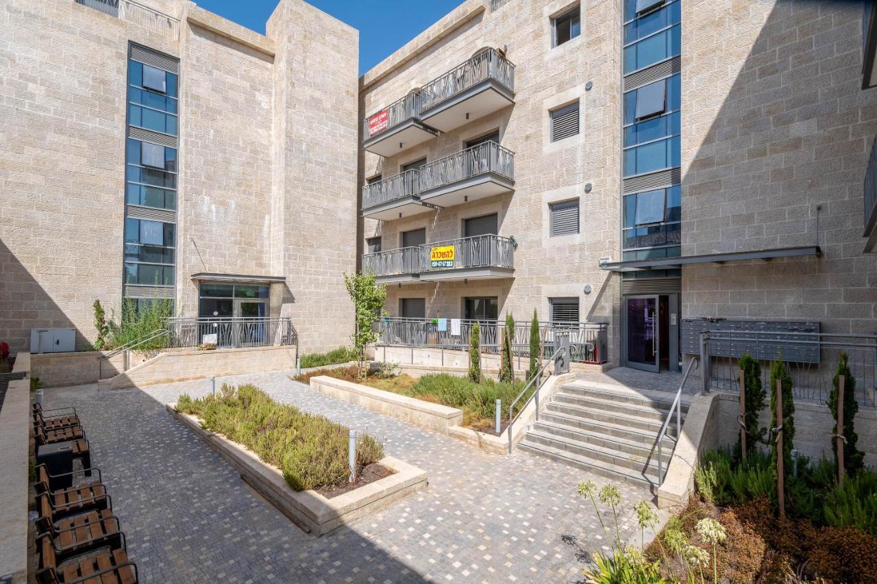 2Bdr W Parking Shirat Haneviim - Mamilla Area Sea-U 耶路撒冷 外观 照片