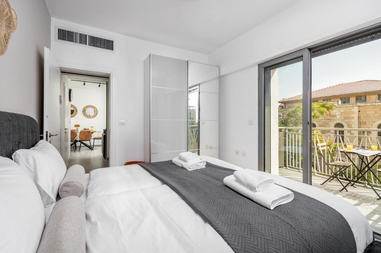 2Bdr W Parking Shirat Haneviim - Mamilla Area Sea-U 耶路撒冷 外观 照片