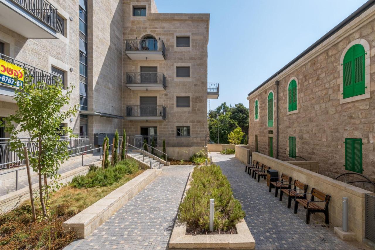 2Bdr W Parking Shirat Haneviim - Mamilla Area Sea-U 耶路撒冷 外观 照片
