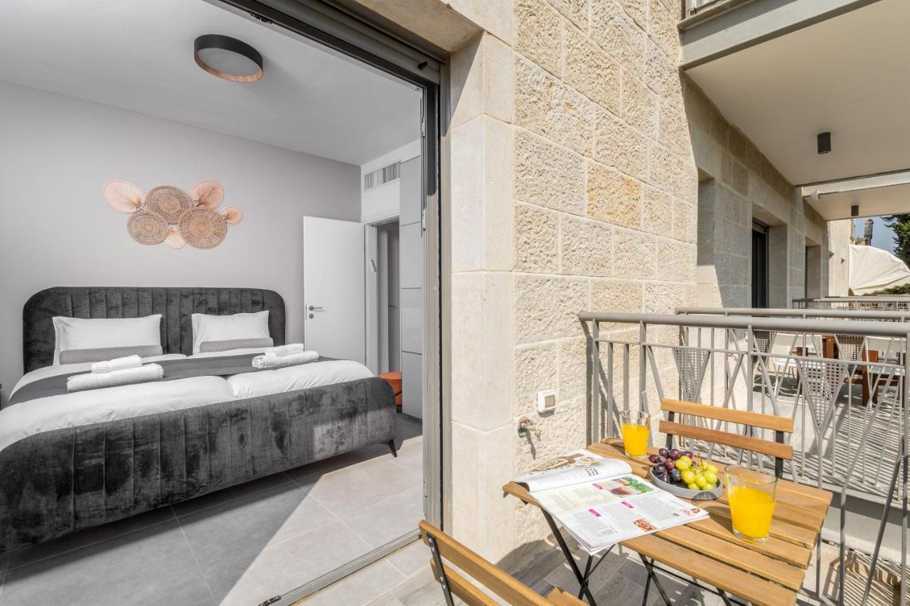 2Bdr W Parking Shirat Haneviim - Mamilla Area Sea-U 耶路撒冷 外观 照片